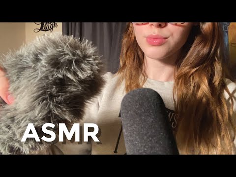 ASMR | Foam vs. Fluffy  Mic Cover - Scratching and Brushing (INTENSE TRIGGERS)