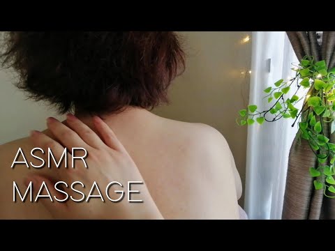 ASMR Hair Brushing, Back Scratching, Shoulder Massage [No Talking]