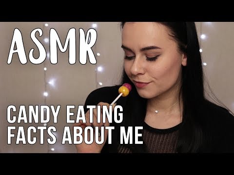 ASMR Candy eating 🍬 Facts about me, mouth sounds | АСМР Звуки рта