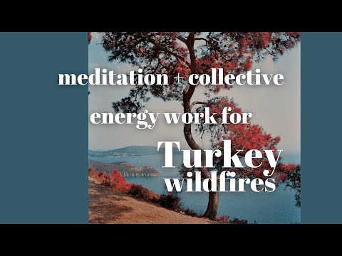 Let's help Turkey wildfire: collective action, meditation donation and energy work