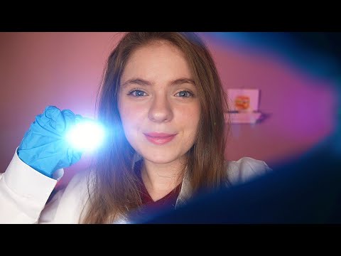 ASMR Cranial Nerve Exam BUT You Can Close Your Eyes! 😌 Doctor roleplay for sleep 💤
