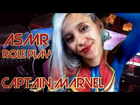 ASMR Role Play : CAPITAINE MARVEL TE DETEND Relax