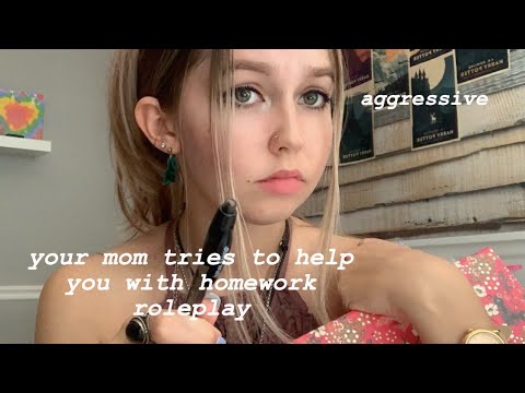 ASMR: your mom tries to help you with homework RP