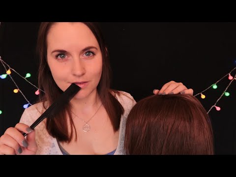 ASMR Scalp Check and Scalp Massage (Soft Spoken Roleplay, with Hair Brushing Sounds)