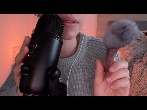 ASMR Calming your anxiety (positive affirmations, visuals, mouth sounds…) ♡