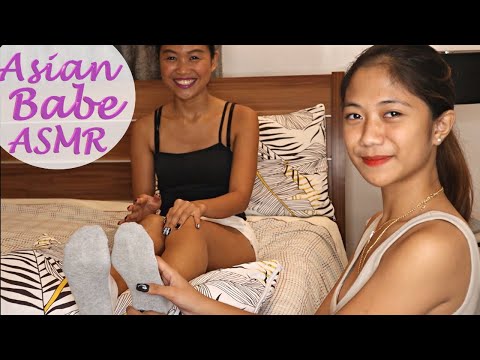 ASMR Foot Tracing and Foot Massage!