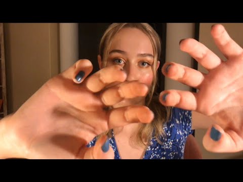 ASMR | layered invisible scratching & repeating “scratch” and “rake” | hand movements 💛✨