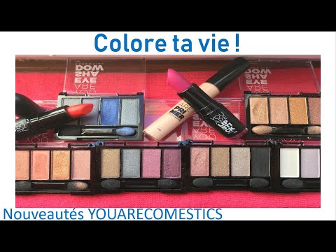 {ASMR} Colore ta vie ! * unboxing nouveautés Youarecosmetics