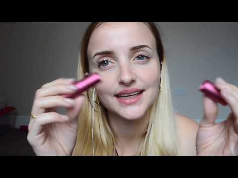 ASMR- close up mouth sounds with inaudible whispering and soft hand visuals and