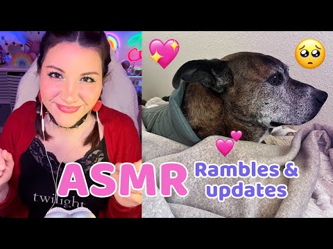 ASMR chatting with you & meet my new dog 🐶