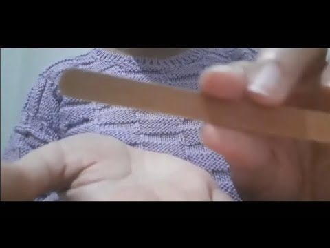 1 minute ASMR doing your nails