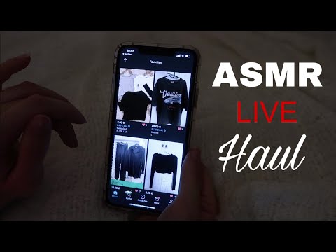 ASMR Entspannter Live Shopping Haul 😴🛍 Mit Flüstern & Tapping
