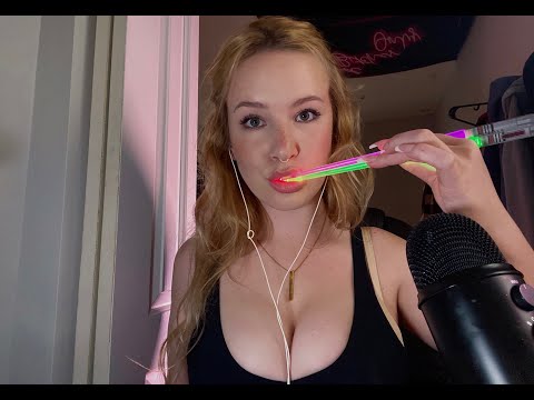 ASMR Triggers | Plucking & eating your face (no talking)