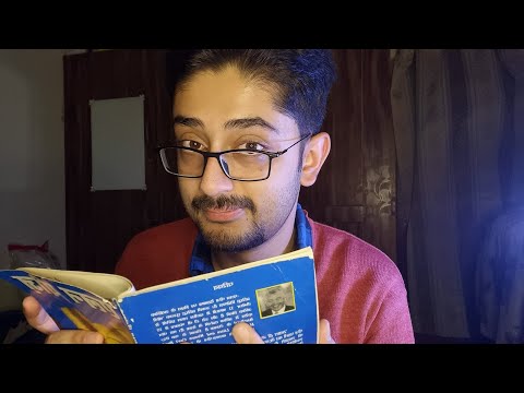 ASMR Hindi - Reading Self-Help Books x Whispering Soft Male Voice 💙🩵
