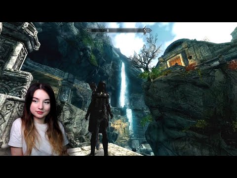 Skyrim ASMR | Markath Exploration & Sneaking Around 🌧️ (In-game storm sounds, footsteps, whispering)