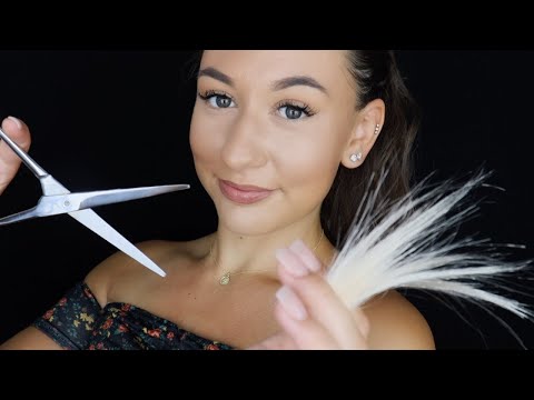 [ASMR] Relaxing Haircut Roleplay ✂️ (With Layered Sounds + Real Hair)