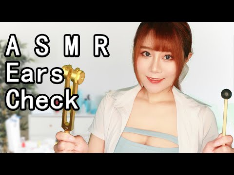 ASMR Doctor Role Play Ear Exam Ear Cleaning & Hearing Tests