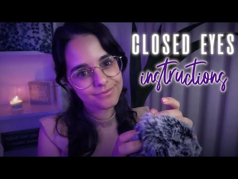 ASMR EYES CLOSED Follow my instructions 🌙 w/ GUIDED IMAGERY for SLEEP