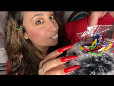 Mobile BUG House Role-play 🐞ASMR Fast Plucking Bugs from your hair/ Long Nails/ Fluffy Mic/ GUM