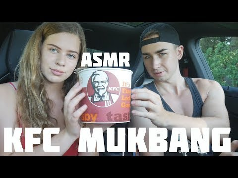 ASMR KFC Mukbang 🍗 | ASMR in the CAR 🚘 | Mouth Sounds 👅