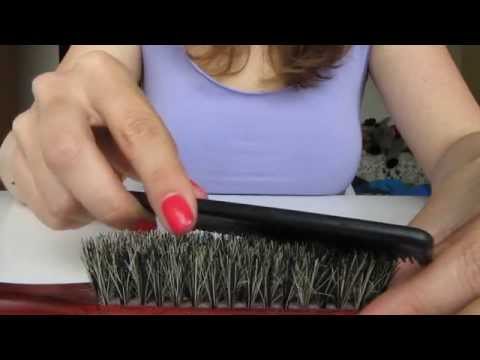 #28 Two brushes and a comb, ASMR