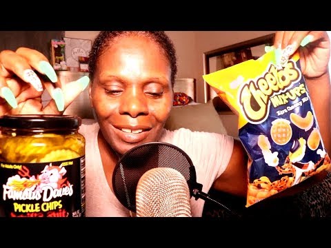 PICKLE ASMR Cheetos Crunch Hot Devil SPIT SPICYChips