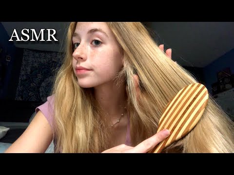 ASMR~ hair play | brushing my hair