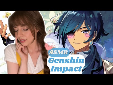 ASMR Genshin Impact 💖 Kaeya Hangout Event Gameplay Part 3! Whispering Tingles Soft-Spoken Ambiance