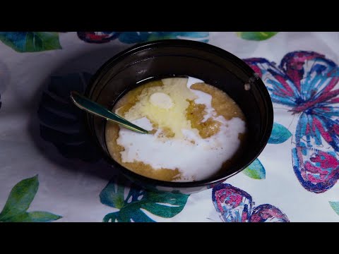 Oatmeal w/ Vanilla Creamer ASMR Eating Sounds