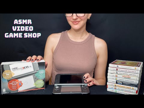ASMR Video Game Shop l Soft Spoken Roleplay, Nintendo 3DS