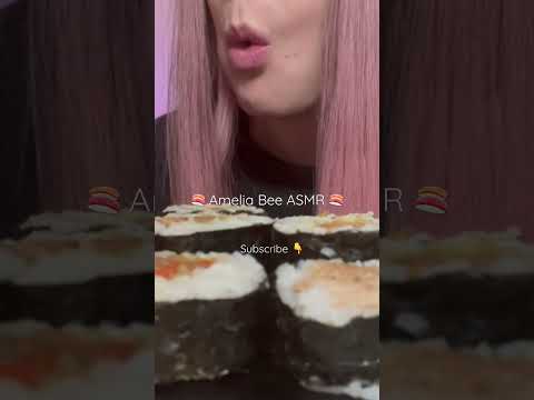 SUSHI MUKBANG 👅🍣 #mukbang #mukbangasmr #mukbangnotalking