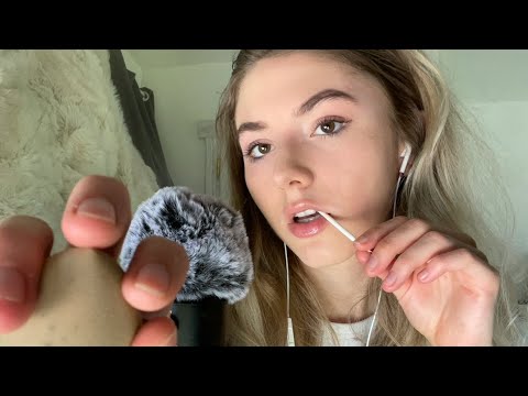 ASMR- Einschlafhilfe mit Personal Attention Triggers (Nibbling, Mouth Sounds, Inaudible) German
