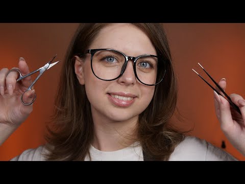 [ASMR]💈At Barbershop: Your Eyebrow Trimming And Plucking Appointment | Layered Sounds, ASMR For Men