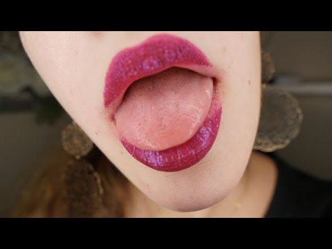 ASMR Slow Lens licking ( Mouth Sounds)