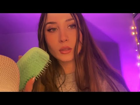 asmr | brushing & cutting your hair for an hour