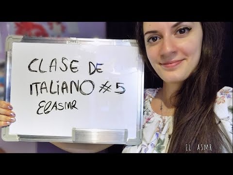 ♡ASMR español♡ CLASE DE ITALIANO #5 (Frases útiles si vienes a Italia)
