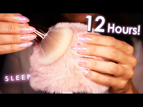 The Best ASMR Head MASSAGE & Brushing EVER 😴 12 Hours No Talking