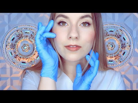 ASMR - TINGLES all over your FACE! ☀ Realistic Facial TREATMENT & MASSAGE * Cosmetologist Roleplay