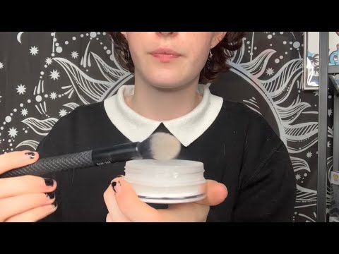 fast and aggressively applying your makeup ASMR