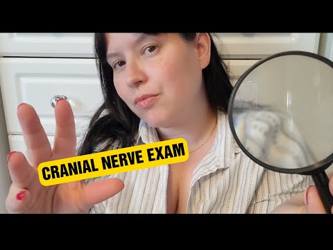 ASMR Cranial Nerve Exam RP  Nostalgic ASMR (Eyes, Ears, Face Exam )