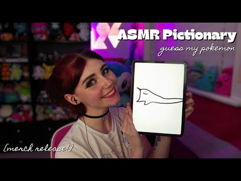 ASMR ☆ can you guess my pokemon drawings? ✎ | merch, ipad tracing, who's that pokemon