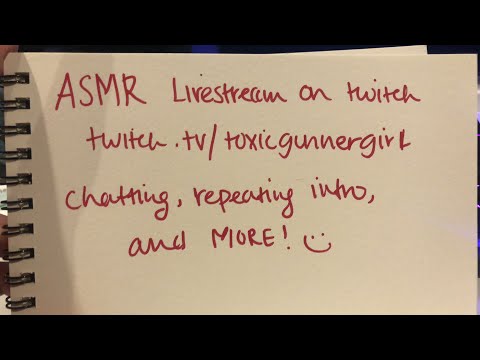 Asmr twitch livestream