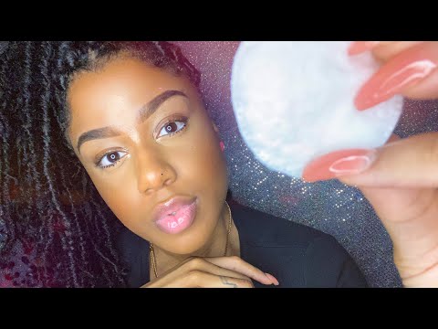 ASMR | Removing Your Makeup (Roleplay) w/ Gum Chewing + Personal Attention