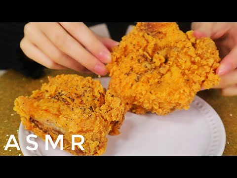 【ASMR/無言】ケンタッキーのブラックホットチキンを食べる🍗Eating black hot chickens of KFC