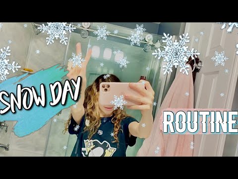 AESTHETIC SNOW DAY routine! ❄️