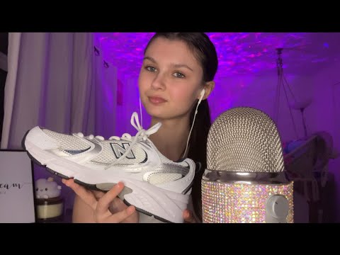 ASMR New Balance 530s Tapping and Unboxing!! Vlogmas day 2🎄