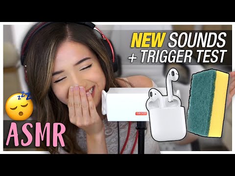 NEW ASMR SOUNDS + mini trigger test with Poki ❤ Sponges, Airpods, Tapping, Whispering, etc!