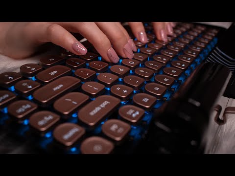 ASMR Keyboard Typing for Studying & Works (No Talking)