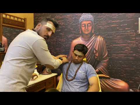 ASMR | INDIAN TRADITIONAL MASSAGE THERAPY For Sleep | asmr head massage