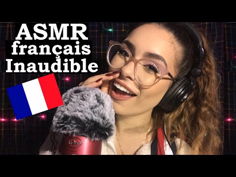 ASMR Inaudible French Whispers ~Sleepy Face Brushing~